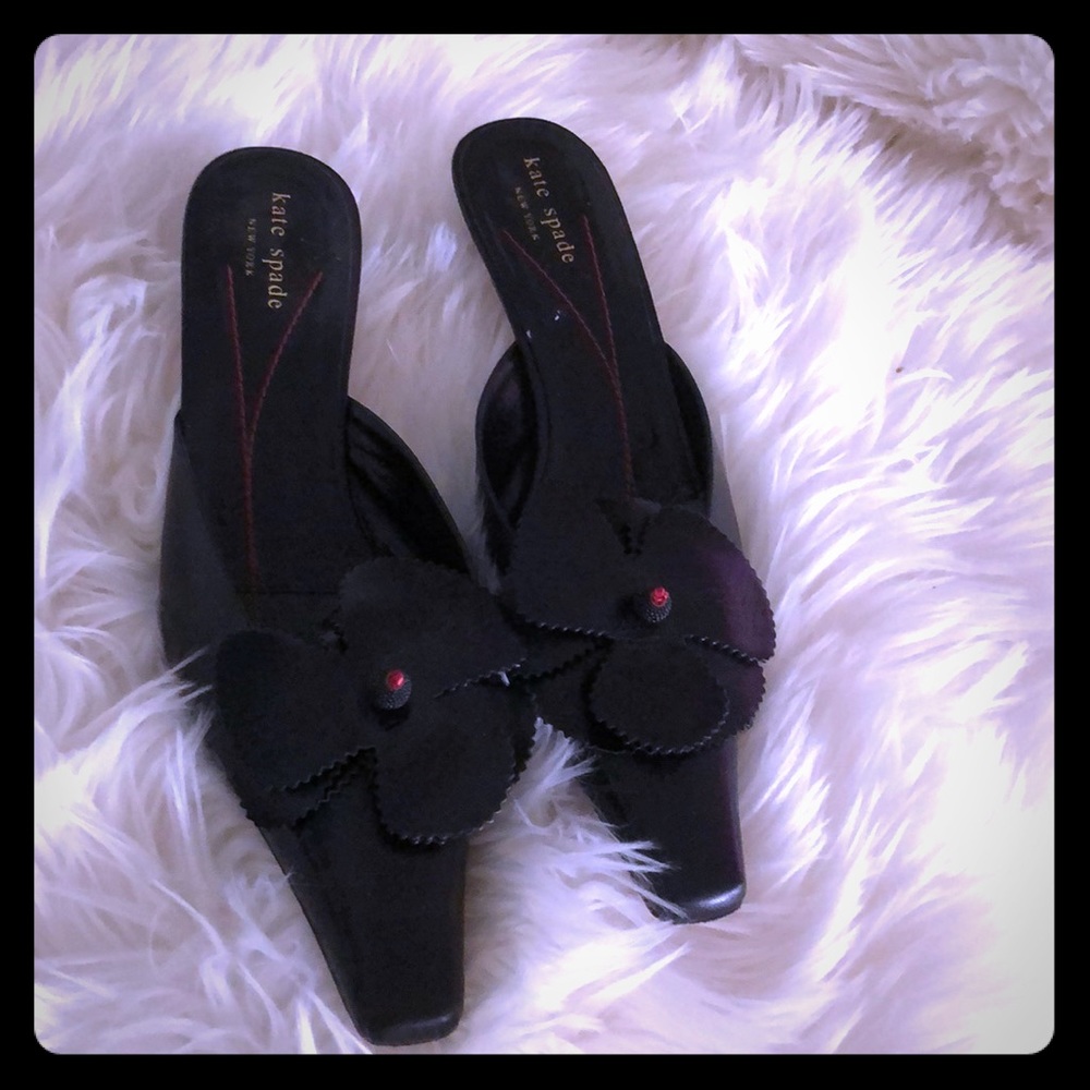 Kate Spade Flower Heels Sz 9